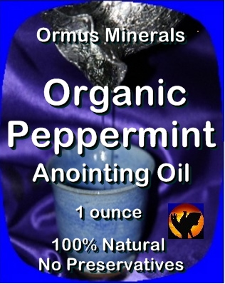 Ormus Minerals -Anointing Oil with Organic Peppermint