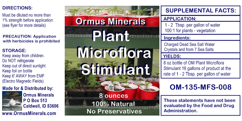 Ormus Plant Microflora Stimulant